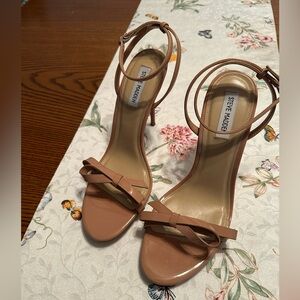 Steve Madden Nude Strappy Heels